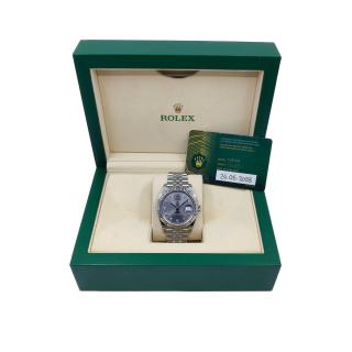 Rolex DateJust 41 Diamond Rhodium Dial