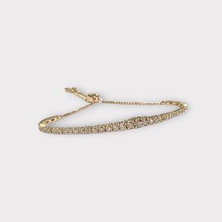 Bracelet diamants champagne