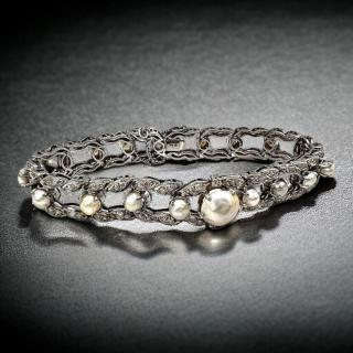 Bracelet Or Blanc