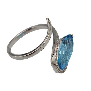 Bague Or 14K Topaze