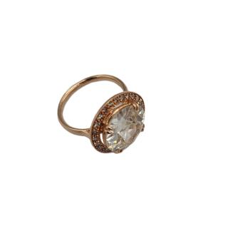 Bague Or Rose 18k et Diamants