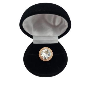 Bague Or Rose 18k et Diamants