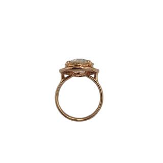 Bague Or Rose 18k et Diamants