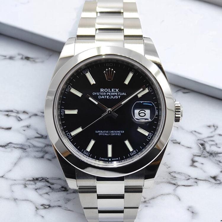 Rolex DateJust 41 Black Dial