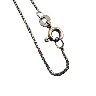 Collier Or Blanc avec Diamant