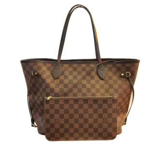 Sac à main Louis Vuitton Neverfull MM + Pochette