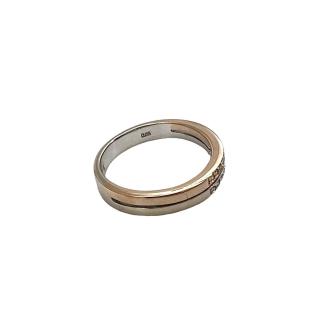 Bague Or Blanc et Rose