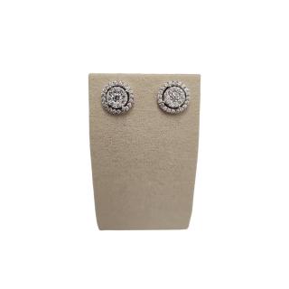 BOUCLES D'OREILLES OR 18K ET DIAMANTS