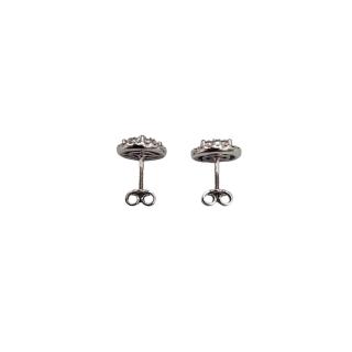 BOUCLES D'OREILLES OR 18K ET DIAMANTS