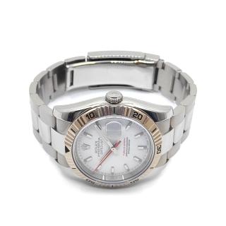 Rolex DateJust Turn-O-Graph White Dial