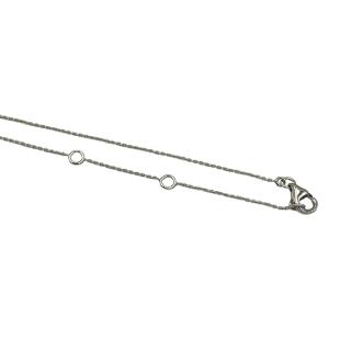 Collier Or Blanc 18k