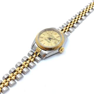 Rolex Lady DateJust 26 Two Tone Champagne Dial