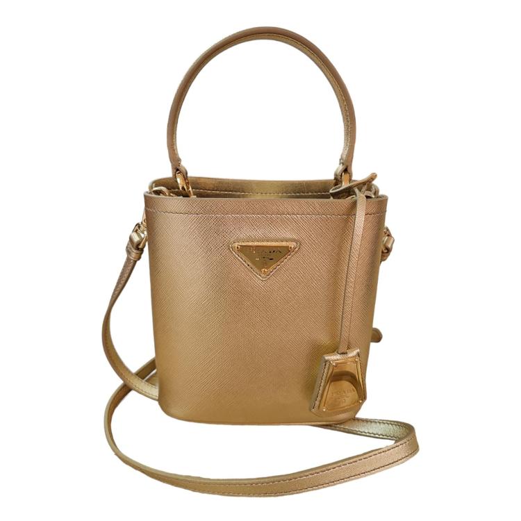 Sac Panier Prada Gold