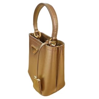 Sac Panier Prada Gold