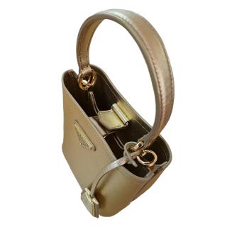 Sac Panier Prada Gold