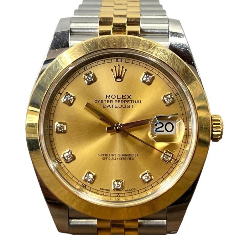 Rolex Datejust or/acier