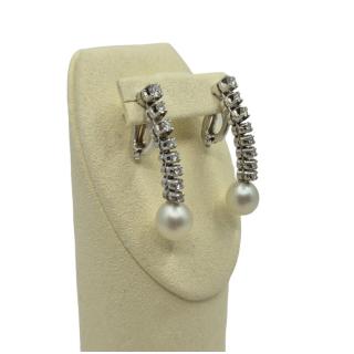 Boucles D'Oreilles Or Blanc 18k