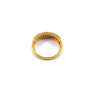 Bague Or Jaune 18k Diamant 0.75 Ct