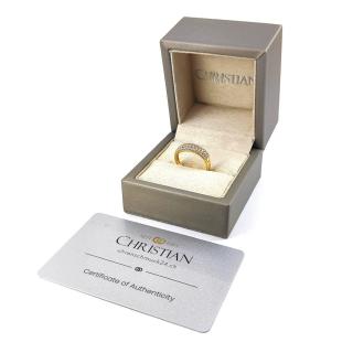 Bague Or Jaune 18k Diamant 0.75 Ct