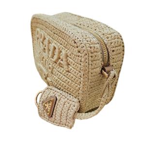 Sac Prada Raffia Shoulder