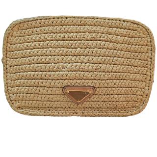 Sac Prada Raffia Shoulder