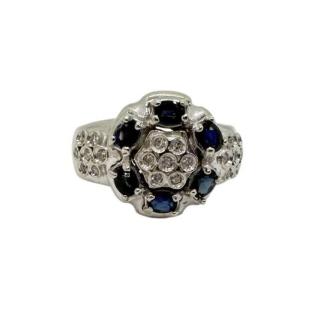 Bague Saphirs & Diamants
