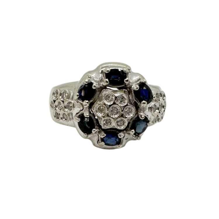 Bague Saphirs & Diamants