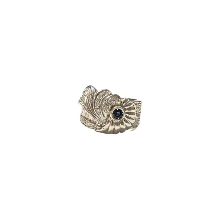Bague Saphirs et Diamants