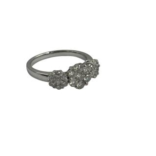 Bague Or Blanc et Diamants