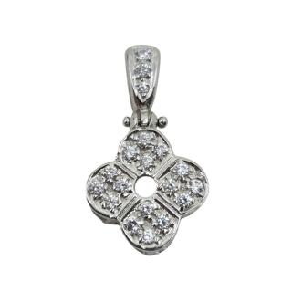 Pendentif Or Blanc 18k
