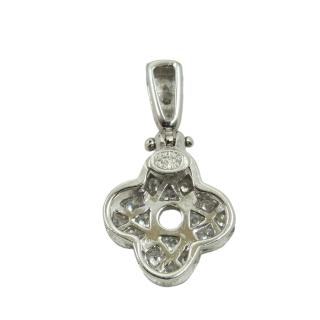 Pendentif Or Blanc 18k