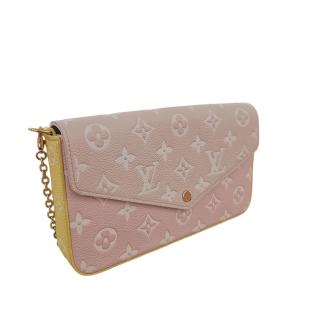 Pochette Félicie Cuir Monogram Empreinte