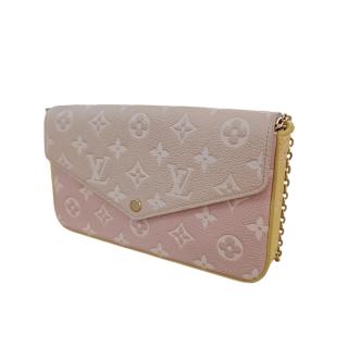 Pochette Félicie Cuir Monogram Empreinte