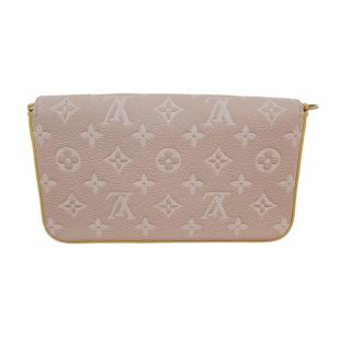 Pochette Félicie Cuir Monogram Empreinte