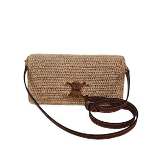Céline Multipochette Raphia