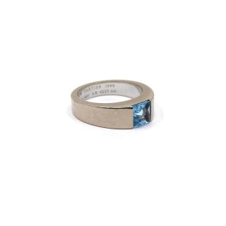 Bague Cartier Tank Solo Aigue Marine