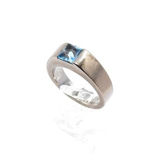 Bague Cartier Tank Solo Aigue Marine