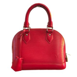 Sac à main Louis Vuitton Alma BB Epi Rouge
