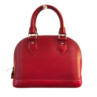 Sac à main Louis Vuitton Alma BB Epi Rouge
