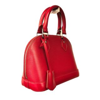 Sac à main Louis Vuitton Alma BB Epi Rouge