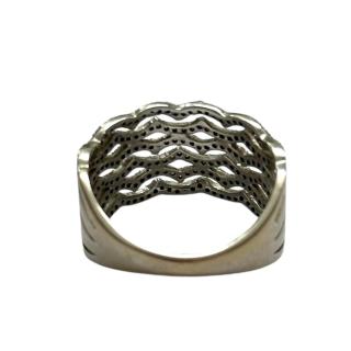 Bague or blanc