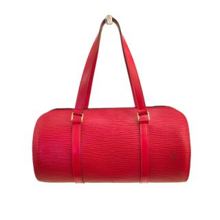 Sac à main Louis Vuitton Soufflot Epi Rouge
