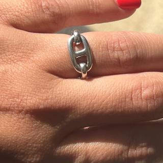 Bague Hermès Chaîne D'ancre Vintage