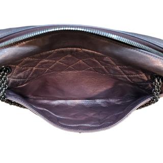 Sac Camera Chanel 2.55 Parme Metallique