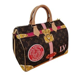 Sac Louis Vuitton Speedy 30 Trompe L'Oeil Screen Trunk