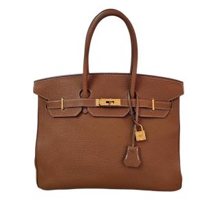 Sac Hermès Birkin 35 Gold