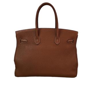 Sac Hermès Birkin 35 Gold