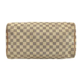 Sac à main Louis Vuitton Speedy 35 Damier Azur