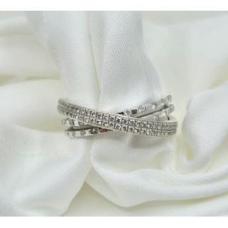 Bague avec Diamants Or 18 CT