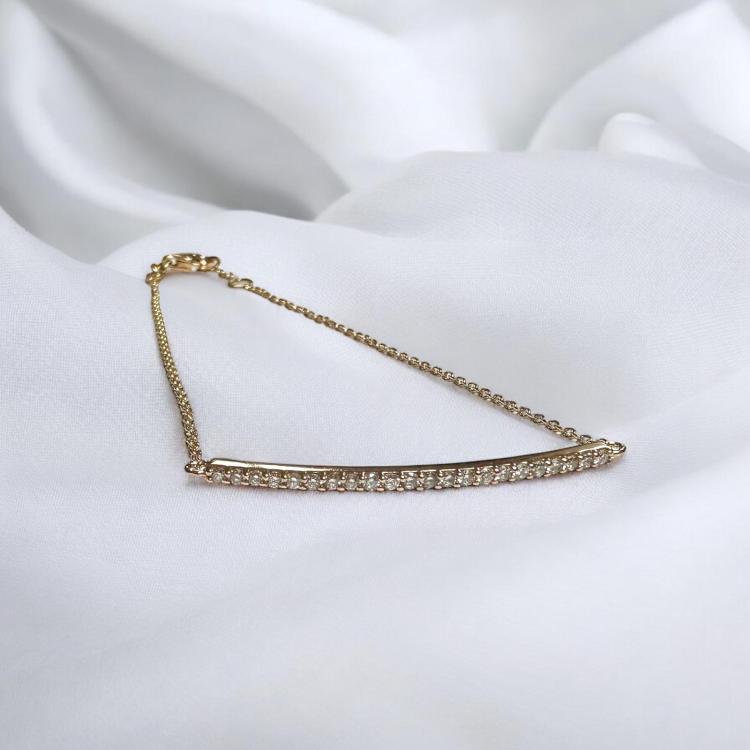 Bracelet or rose 18ct